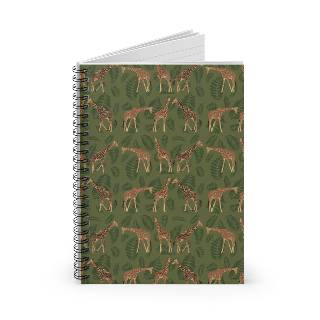 Spiral Notebook - Ruled Line - Giraffe