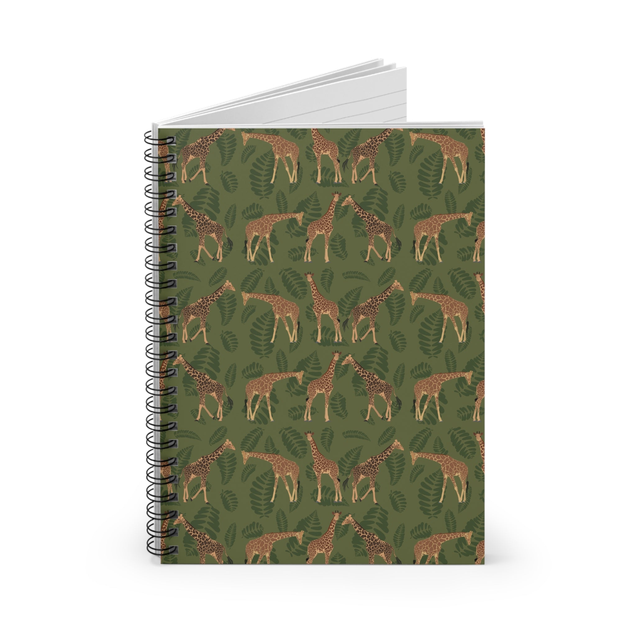 Spiral Notebook - Ruled Line - Giraffe