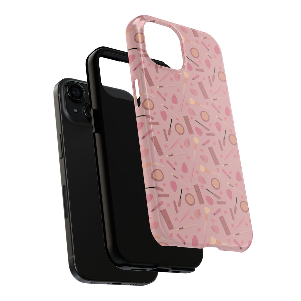Phone Case - Pink Aesthetic Makeup Design