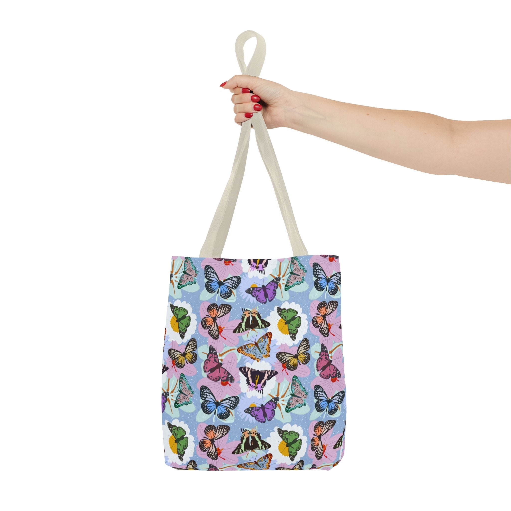 Tote Bag - Butterflies and Flowers