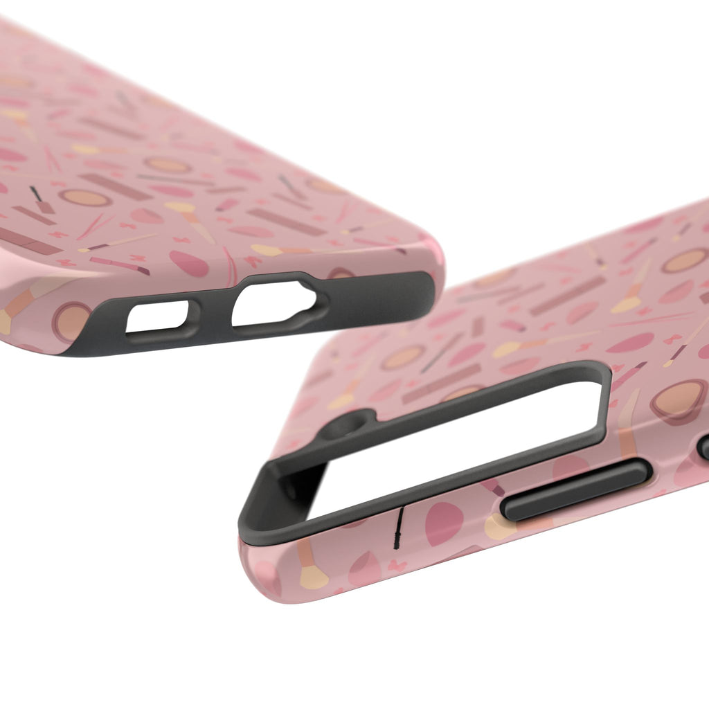 Phone Case - Pink Aesthetic Makeup Design