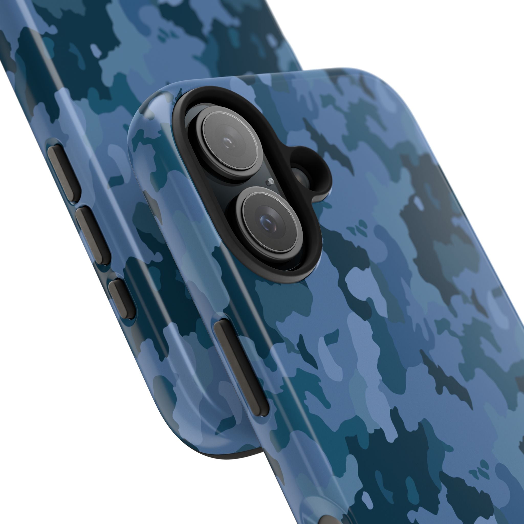 Tough Phone Cases - Blue Camo
