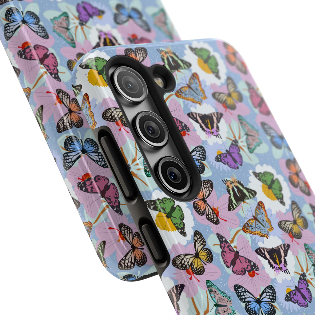 Tough Phone Cases - Butterflies and Flowers