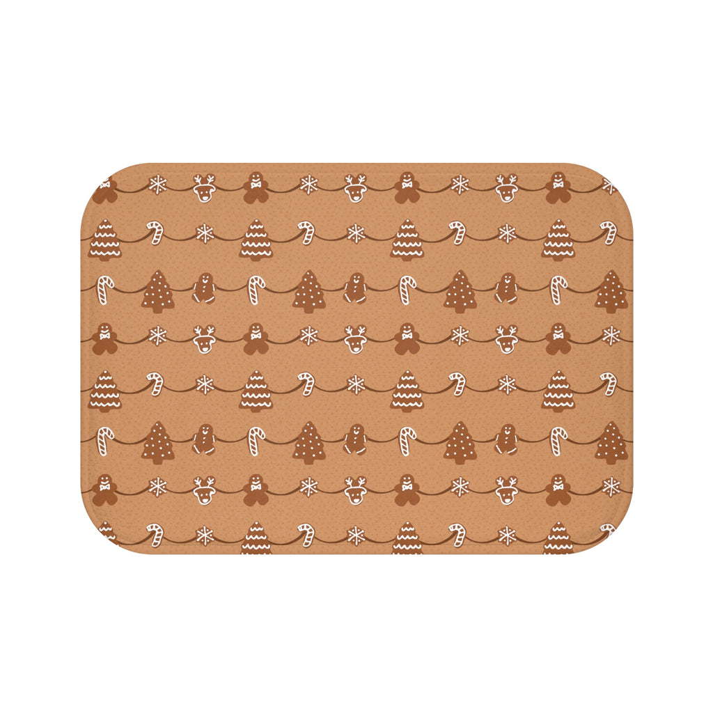 Bath Mat - Gingerbread Cookies
