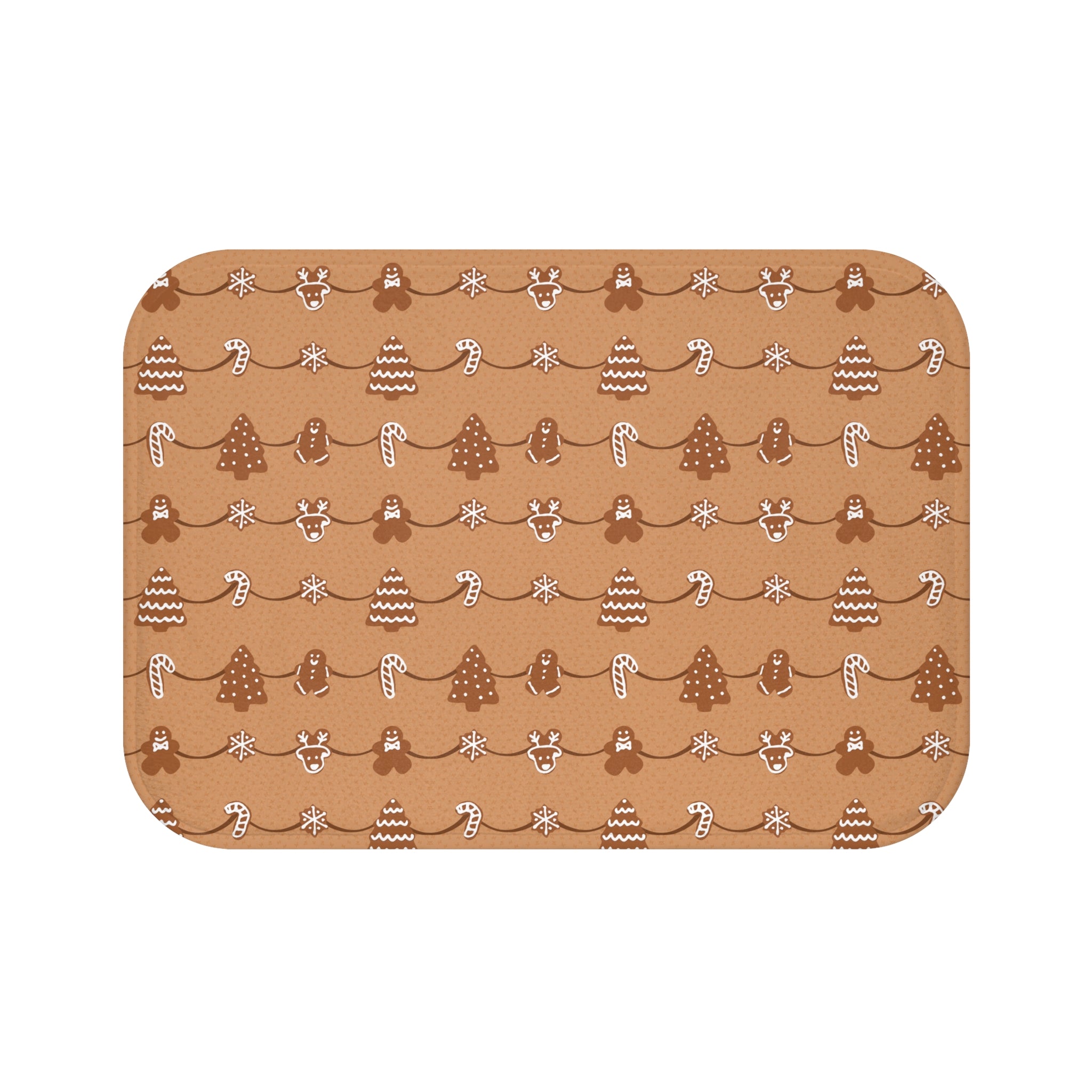 Bath Mat - Gingerbread Cookies