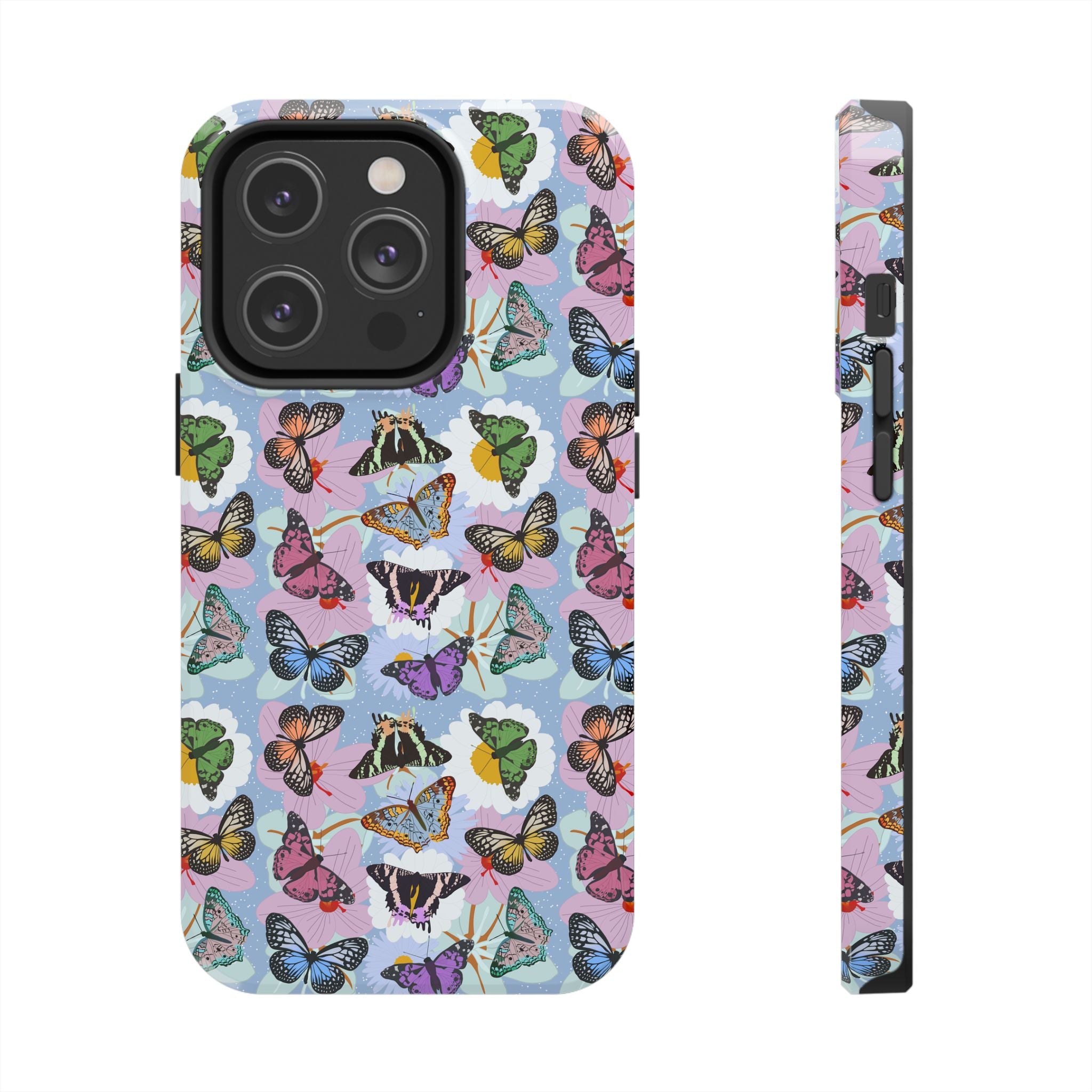 Tough Phone Cases - Butterflies and Flowers
