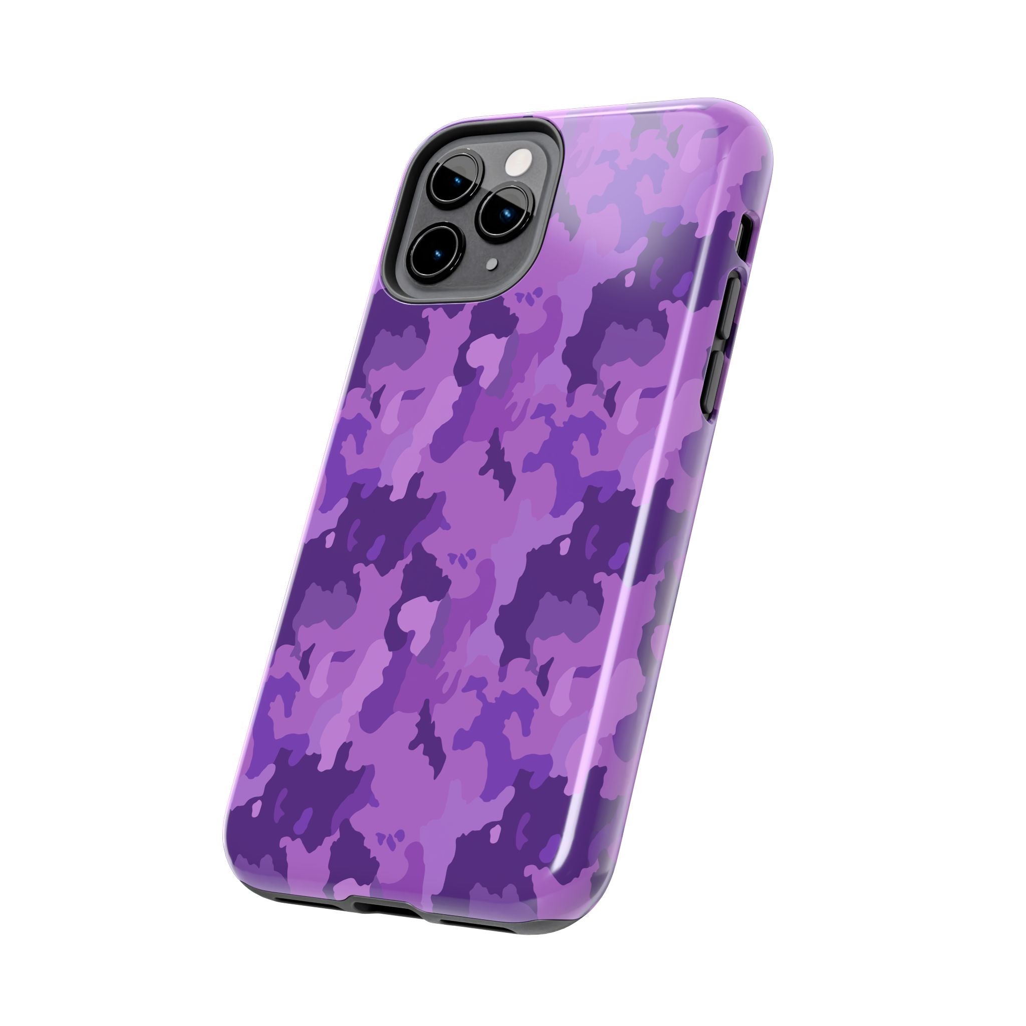 Tough Phone Cases - Purple Camo