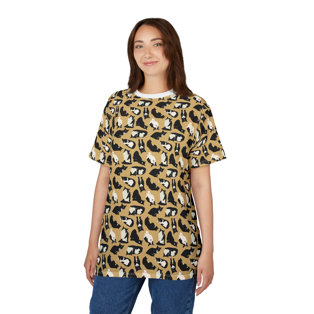 Unisex Cut & Sew Tee - Cats