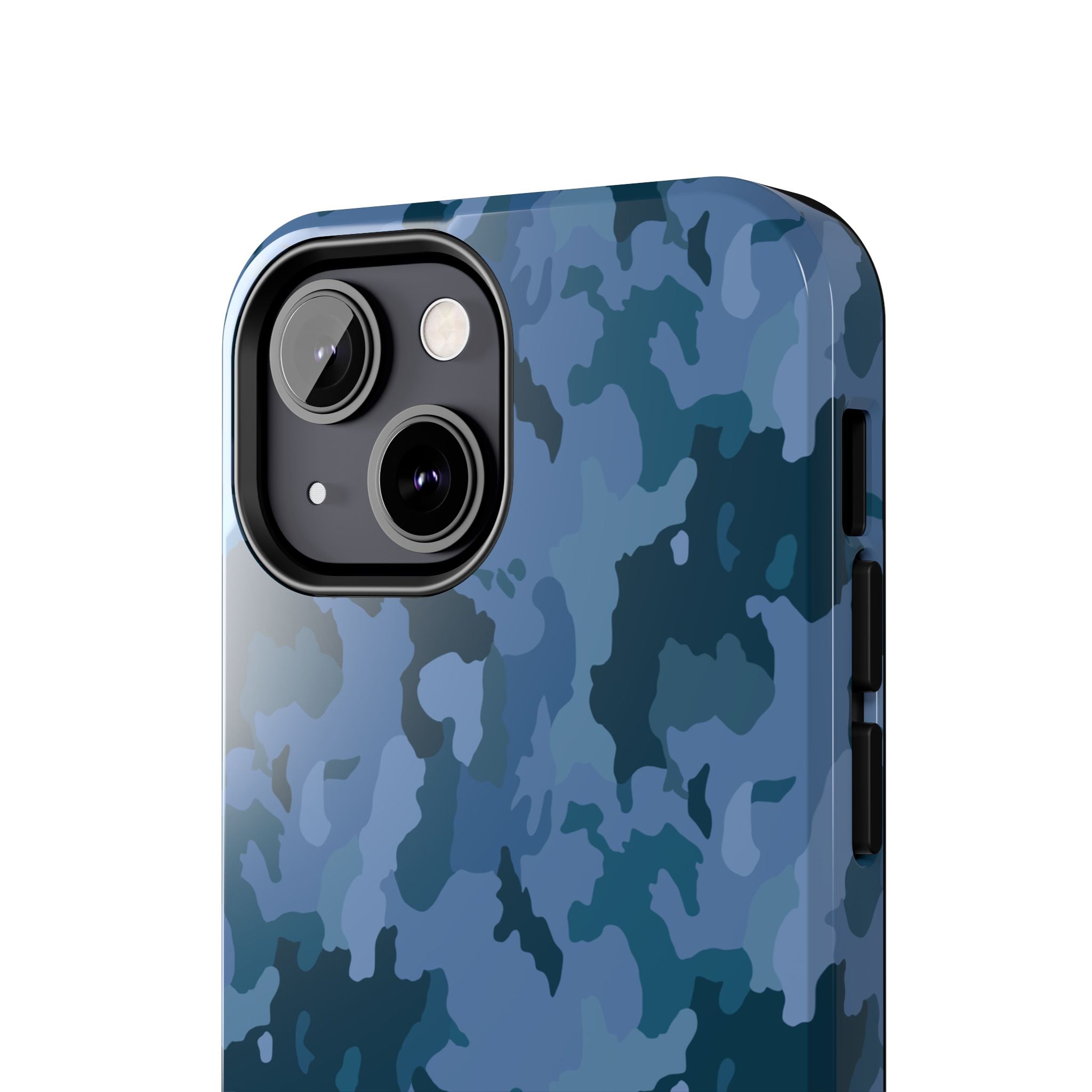 Tough Phone Cases - Blue Camo