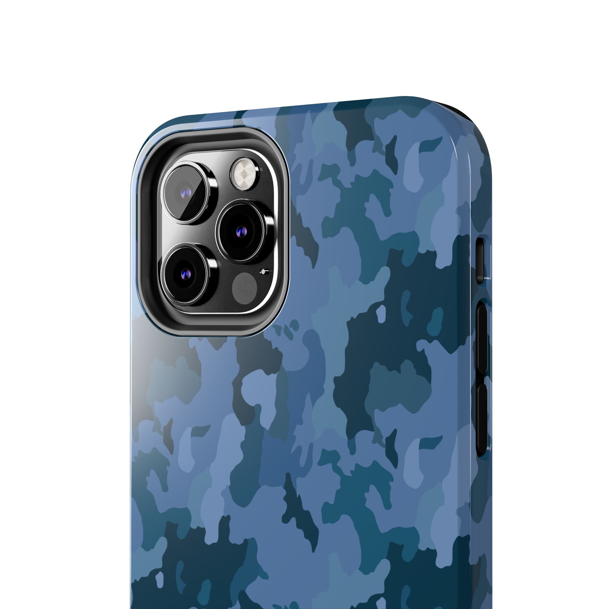 Tough Phone Cases - Blue Camo