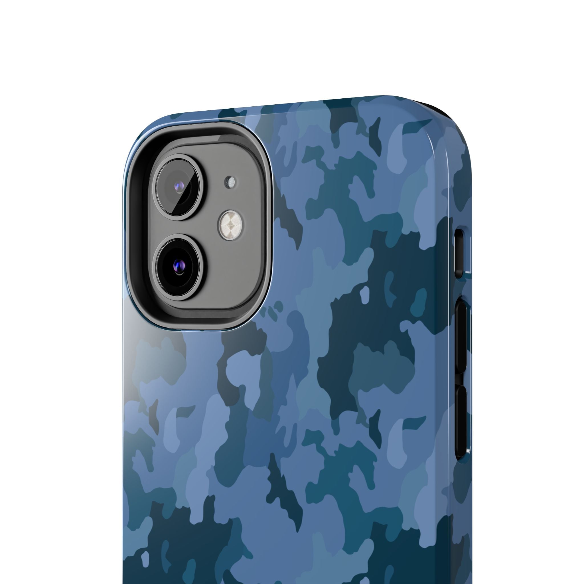 Tough Phone Cases - Blue Camo