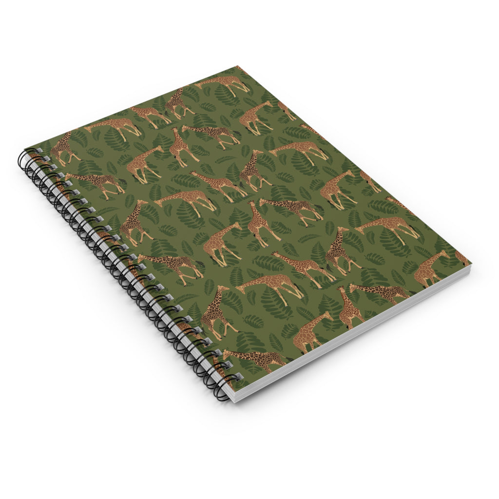 Spiral Notebook - Ruled Line - Giraffe