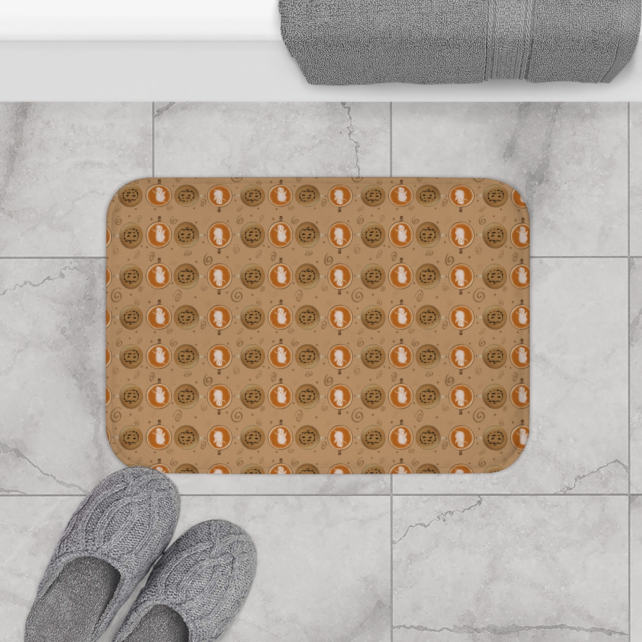Bath Mat - Halloween Coffees