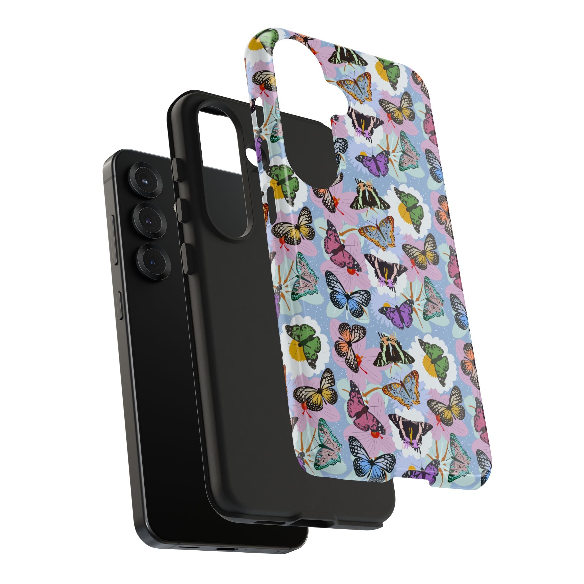 Tough Phone Cases - Butterflies and Flowers