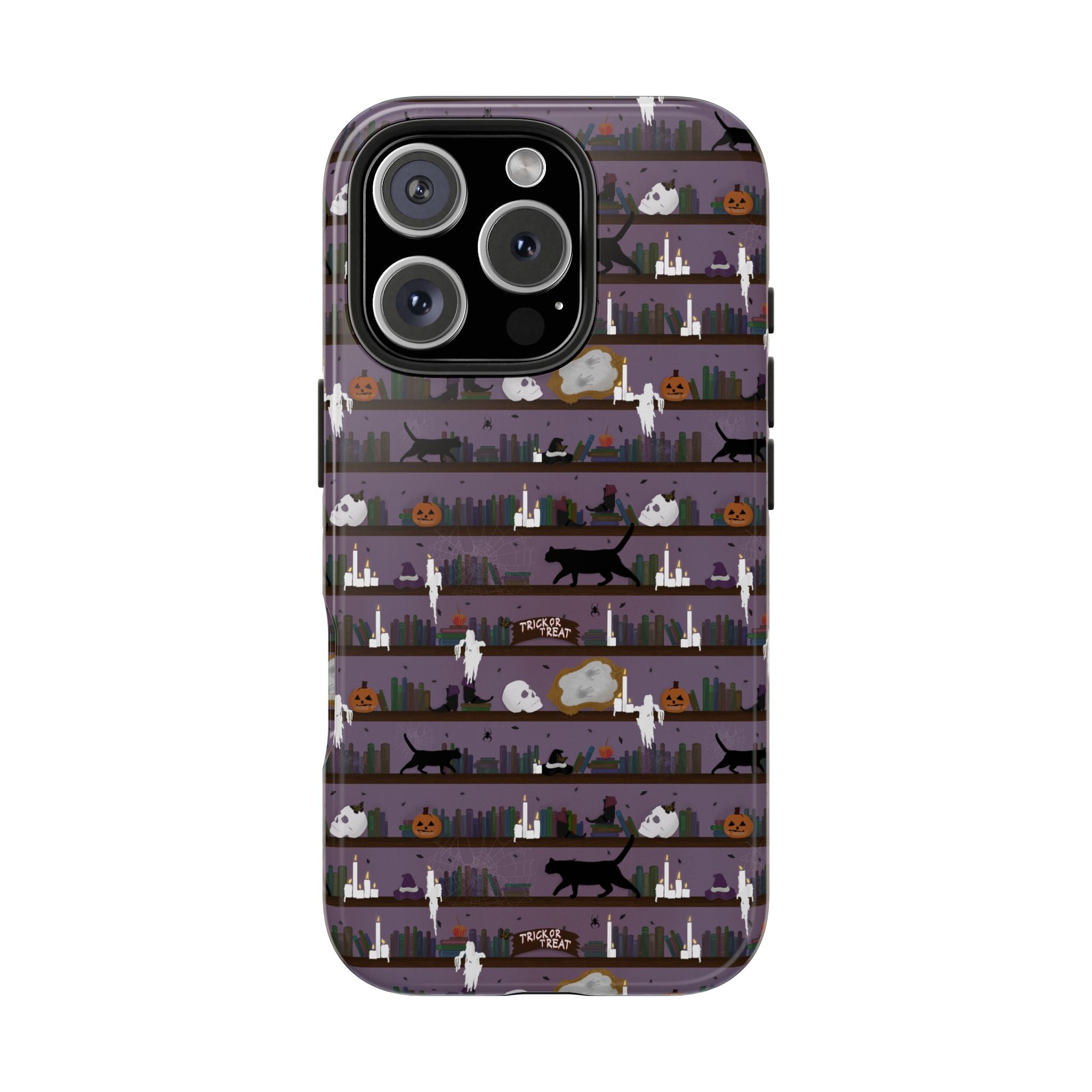 Tough Phone Cases - Spooky Bookcase