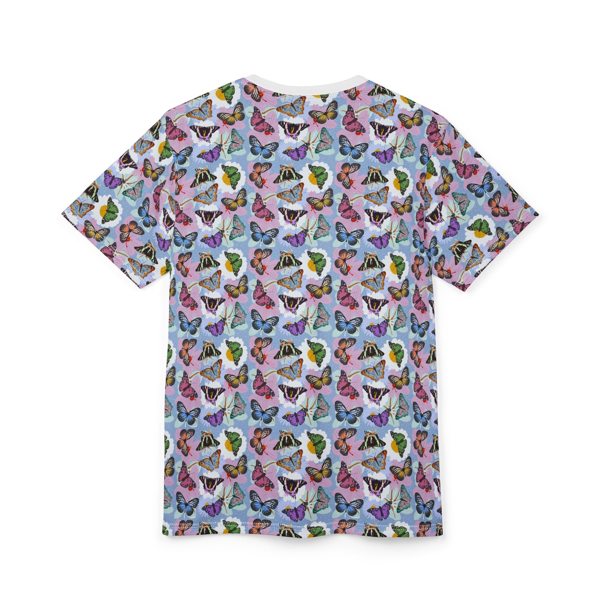 Unisex Cut & Sew Tee - Butterflies