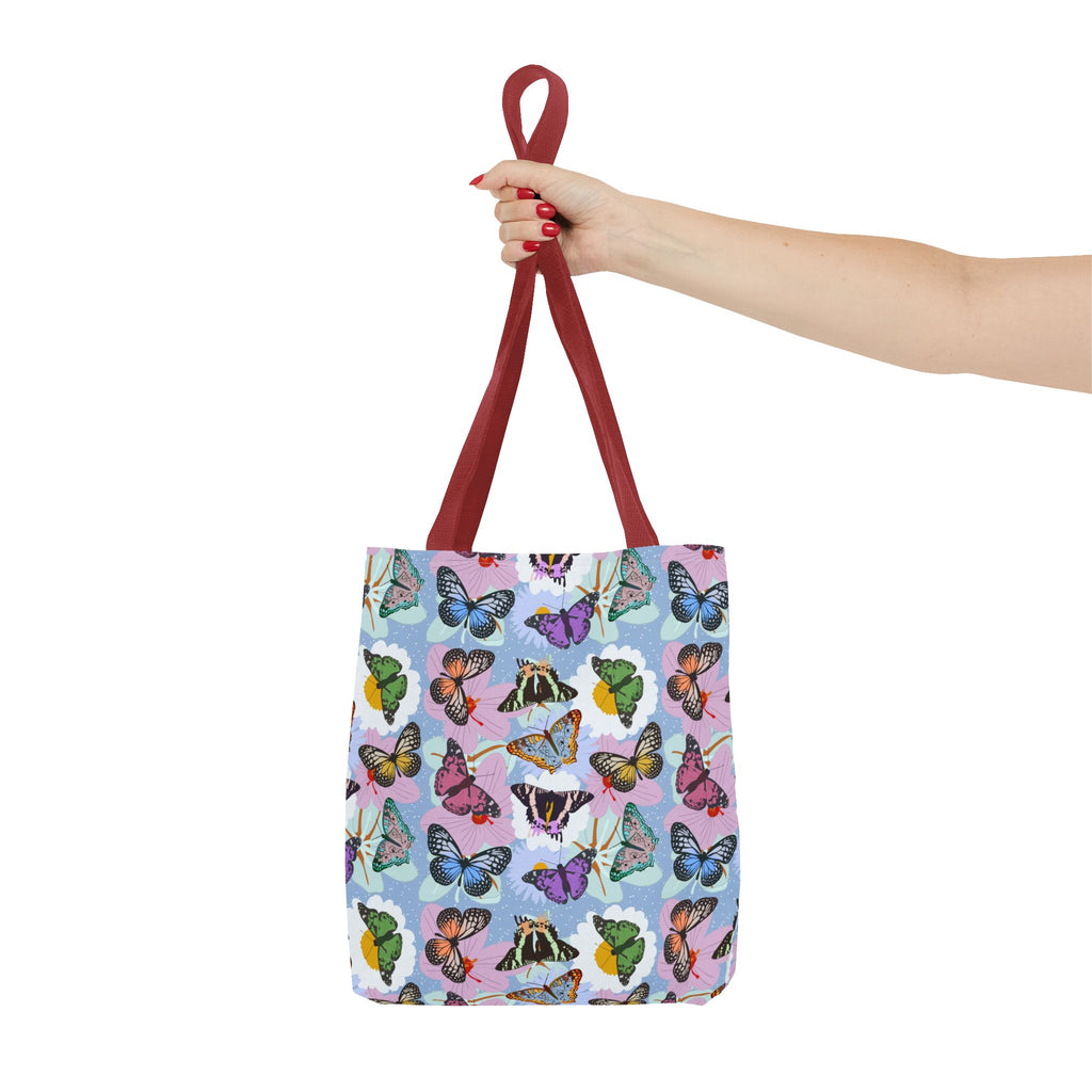 Tote Bag - Butterflies and Flowers