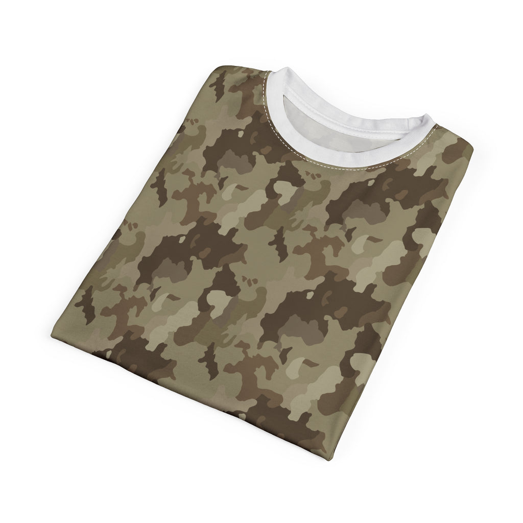 Unisex Cut & Sew Tee - Desert Camo