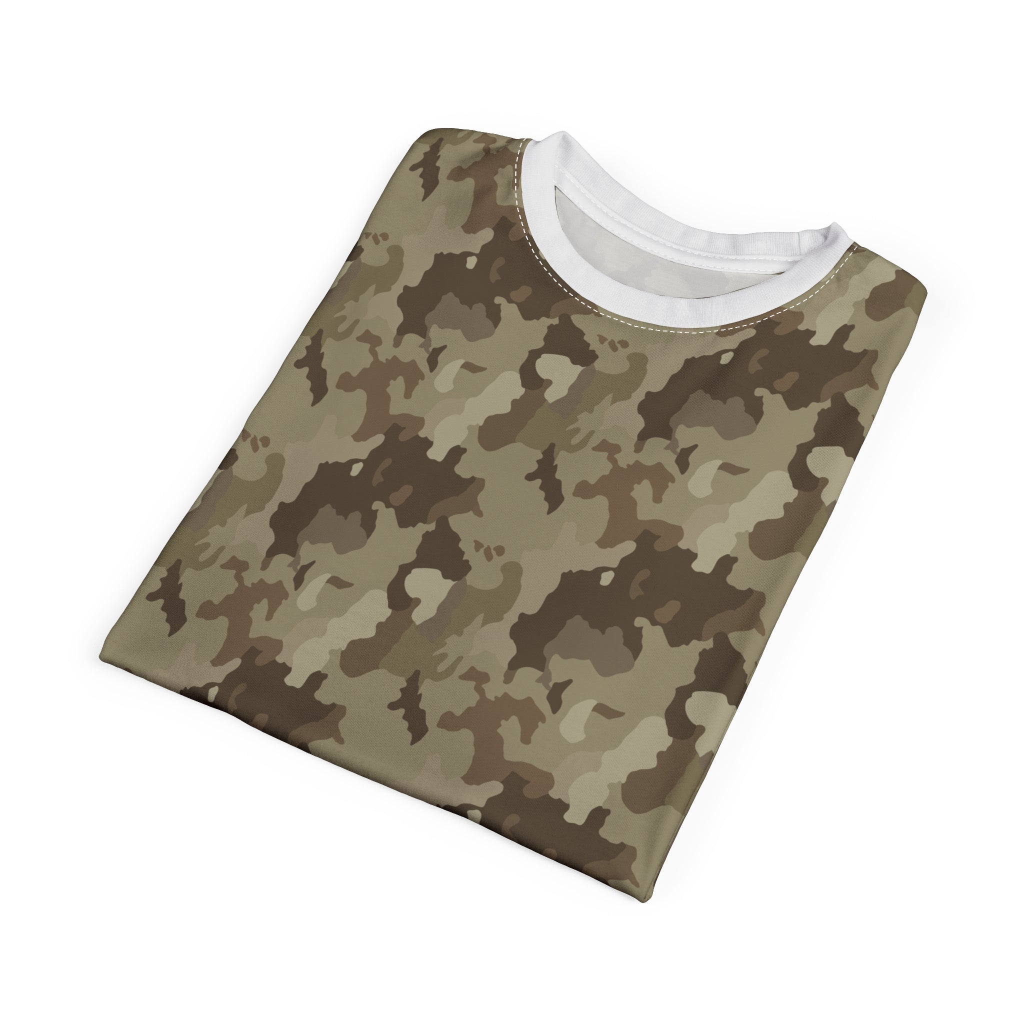 Unisex Cut & Sew Tee - Desert Camo