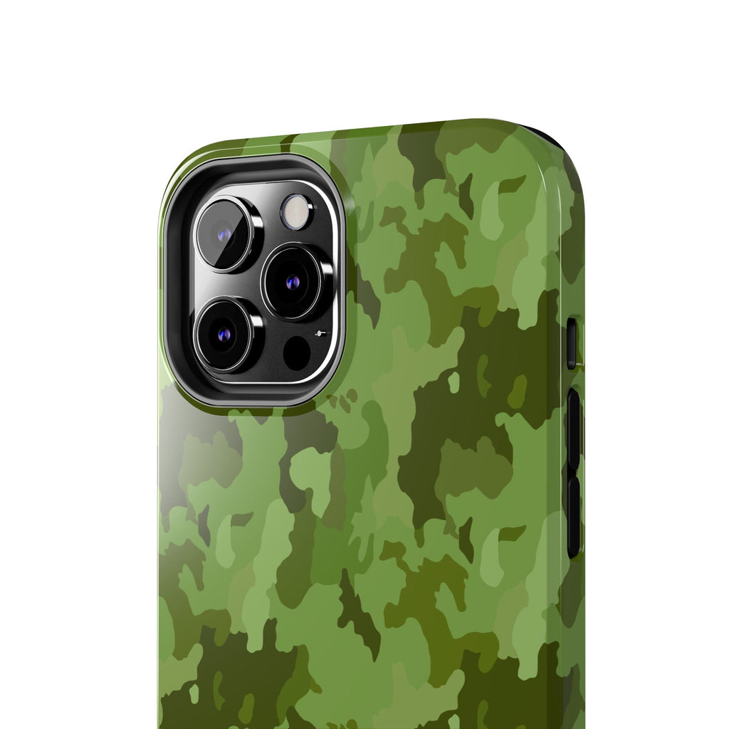 Tough Phone Cases - Green Camo
