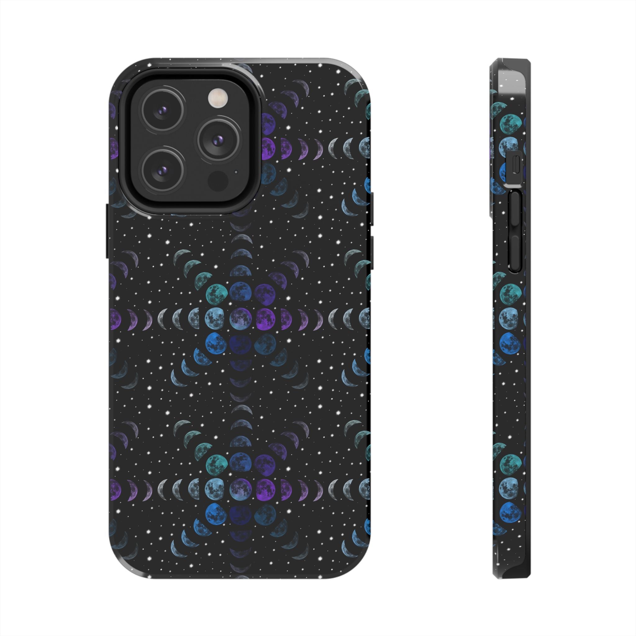 Tough Phone Cases - Multi-Colored Lunar Cycle