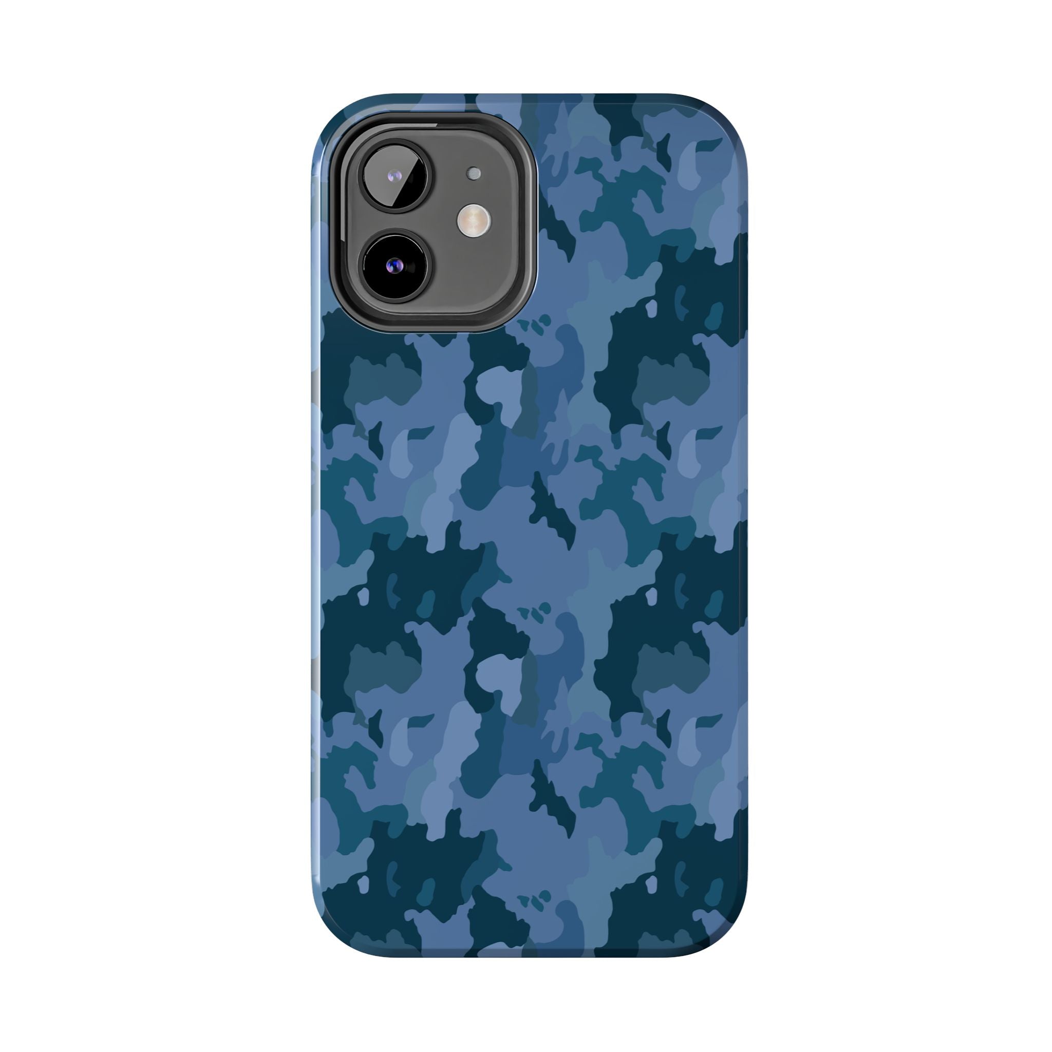 Tough Phone Cases - Blue Camo