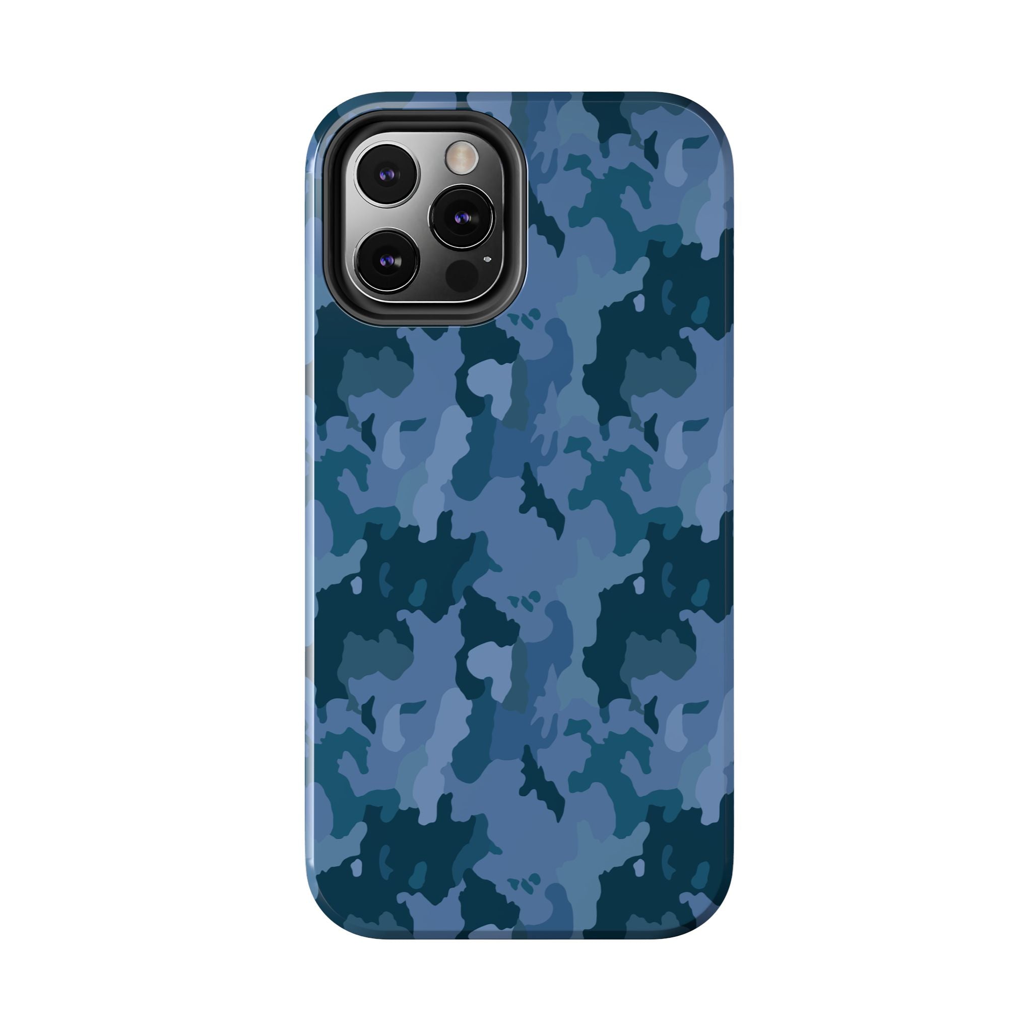 Tough Phone Cases - Blue Camo