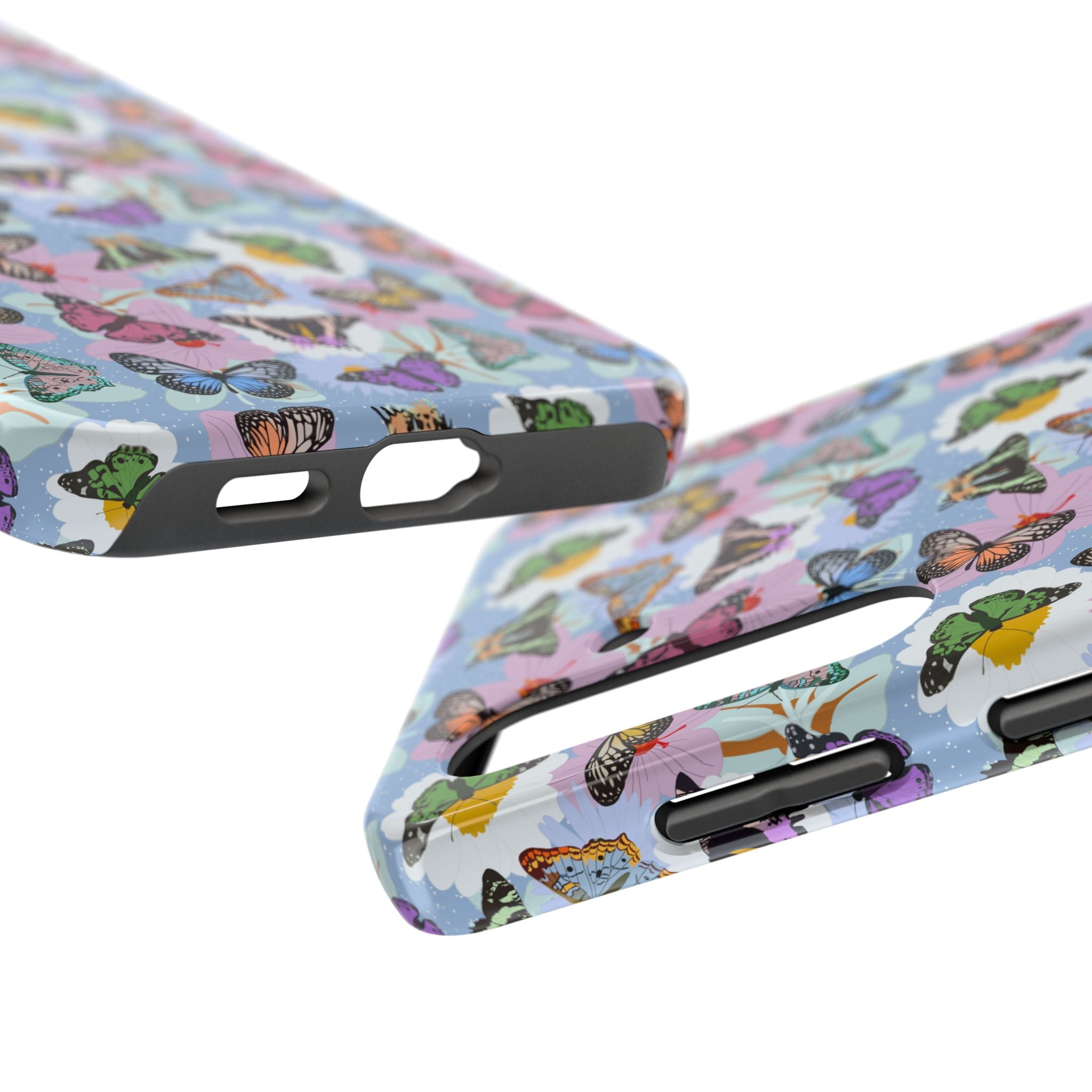 Tough Phone Cases - Butterflies and Flowers