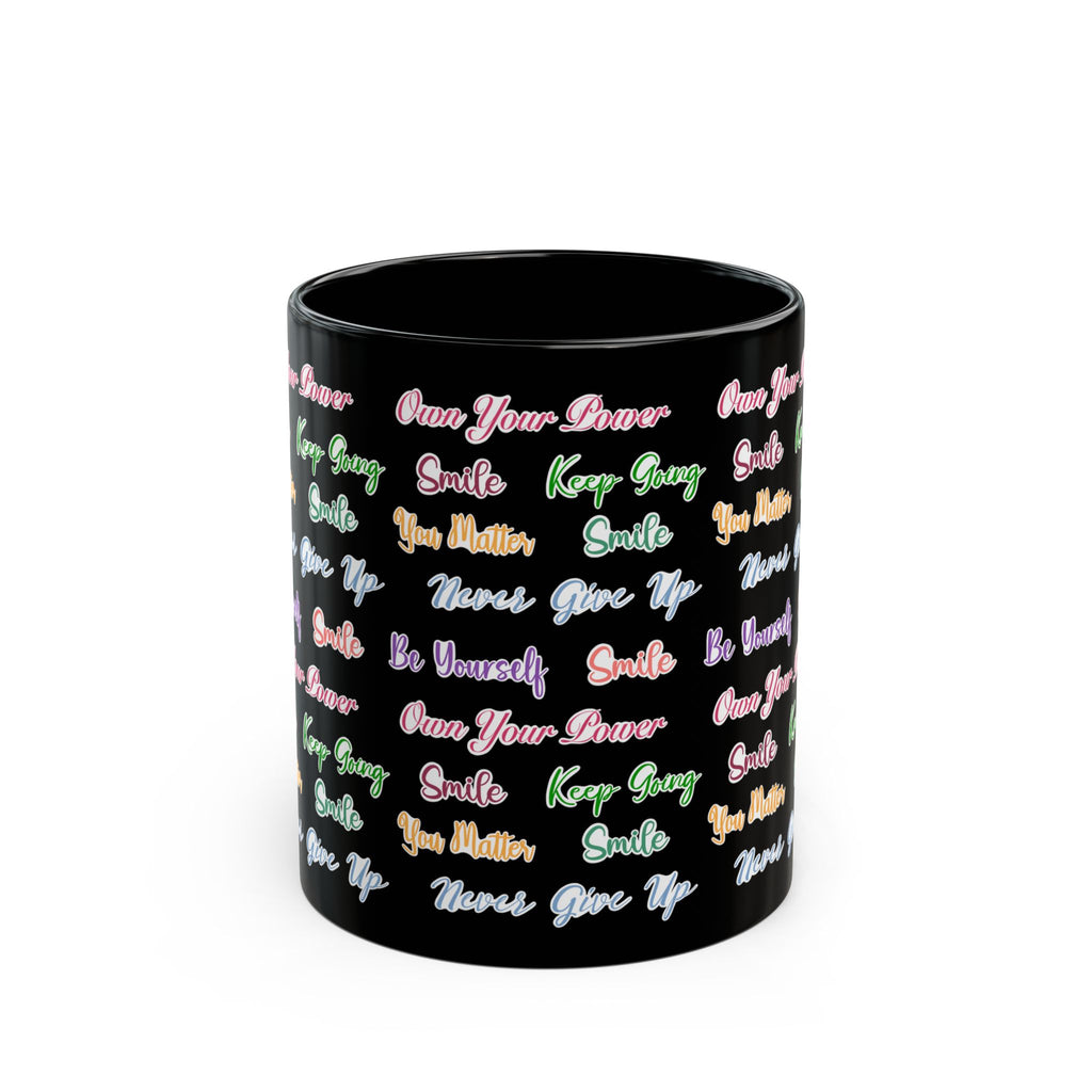 Black Mug (11oz, 15oz) - Inspo Words