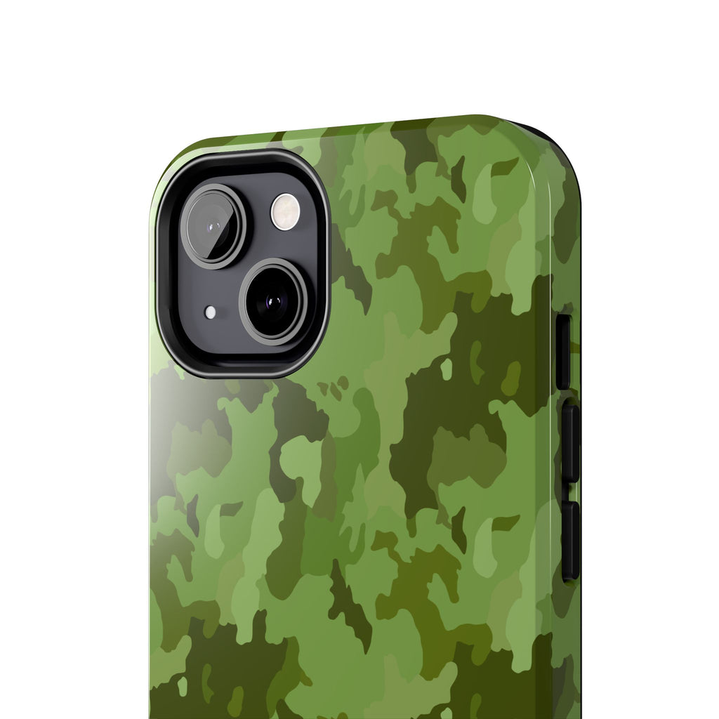 Tough Phone Cases - Green Camo