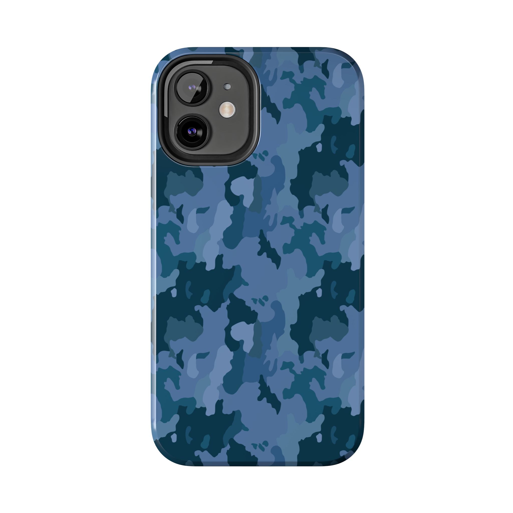 Tough Phone Cases - Blue Camo