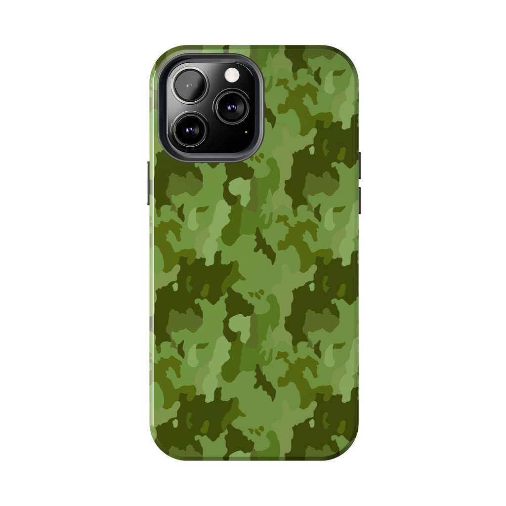 Tough Phone Cases - Green Camo