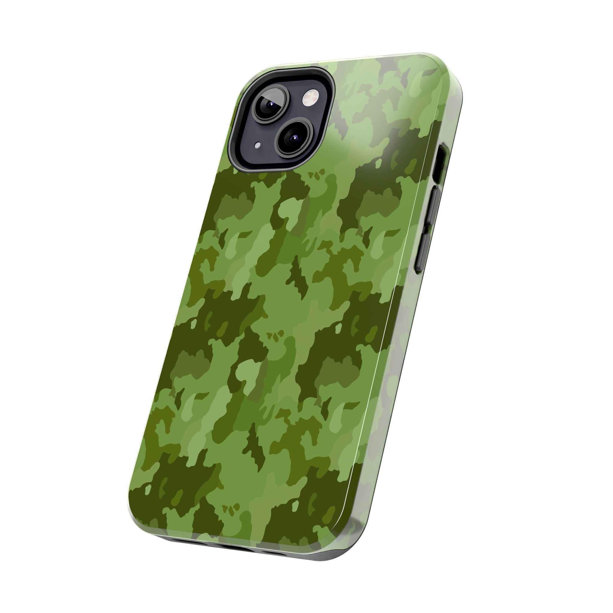 Tough Phone Cases - Green Camo