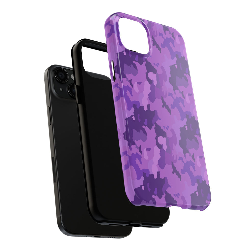 Tough Phone Cases - Purple Camo