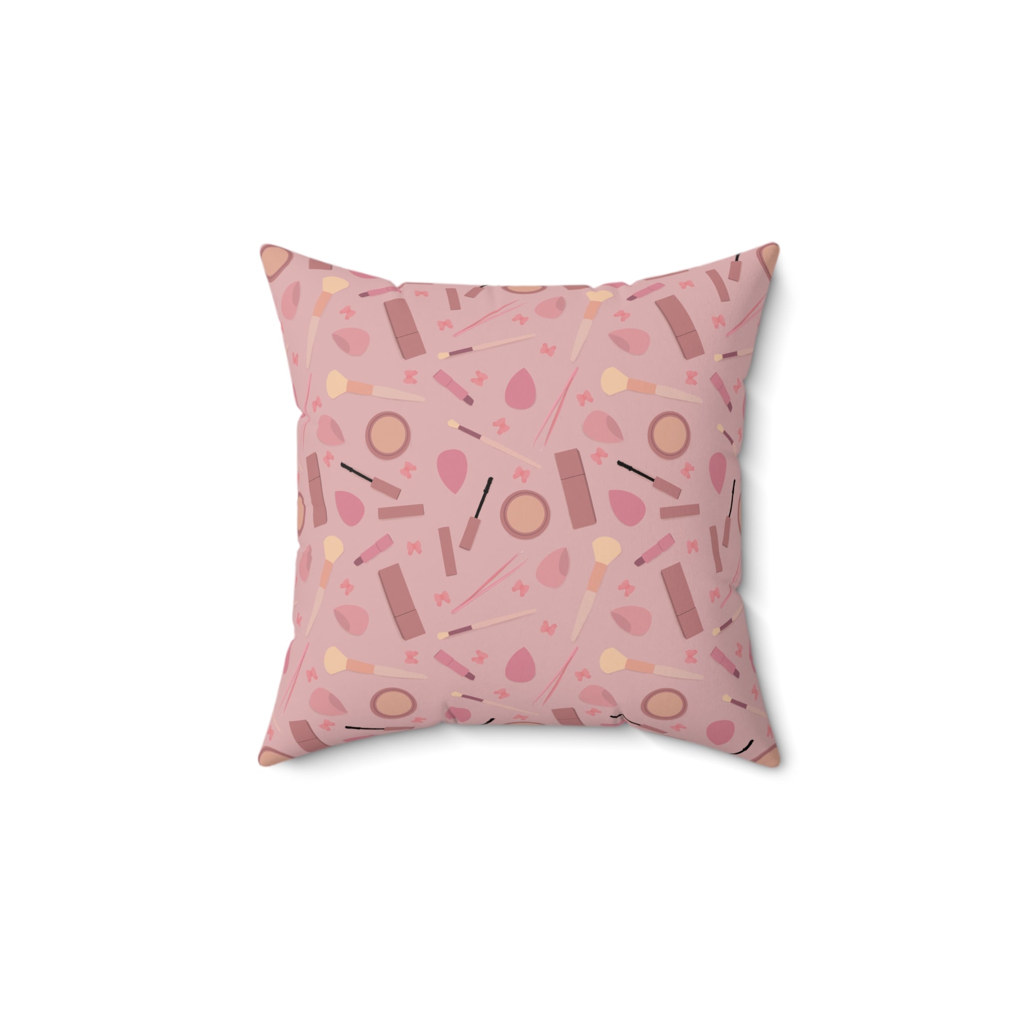 Spun Polyester Square Pillow - Make Up Collection