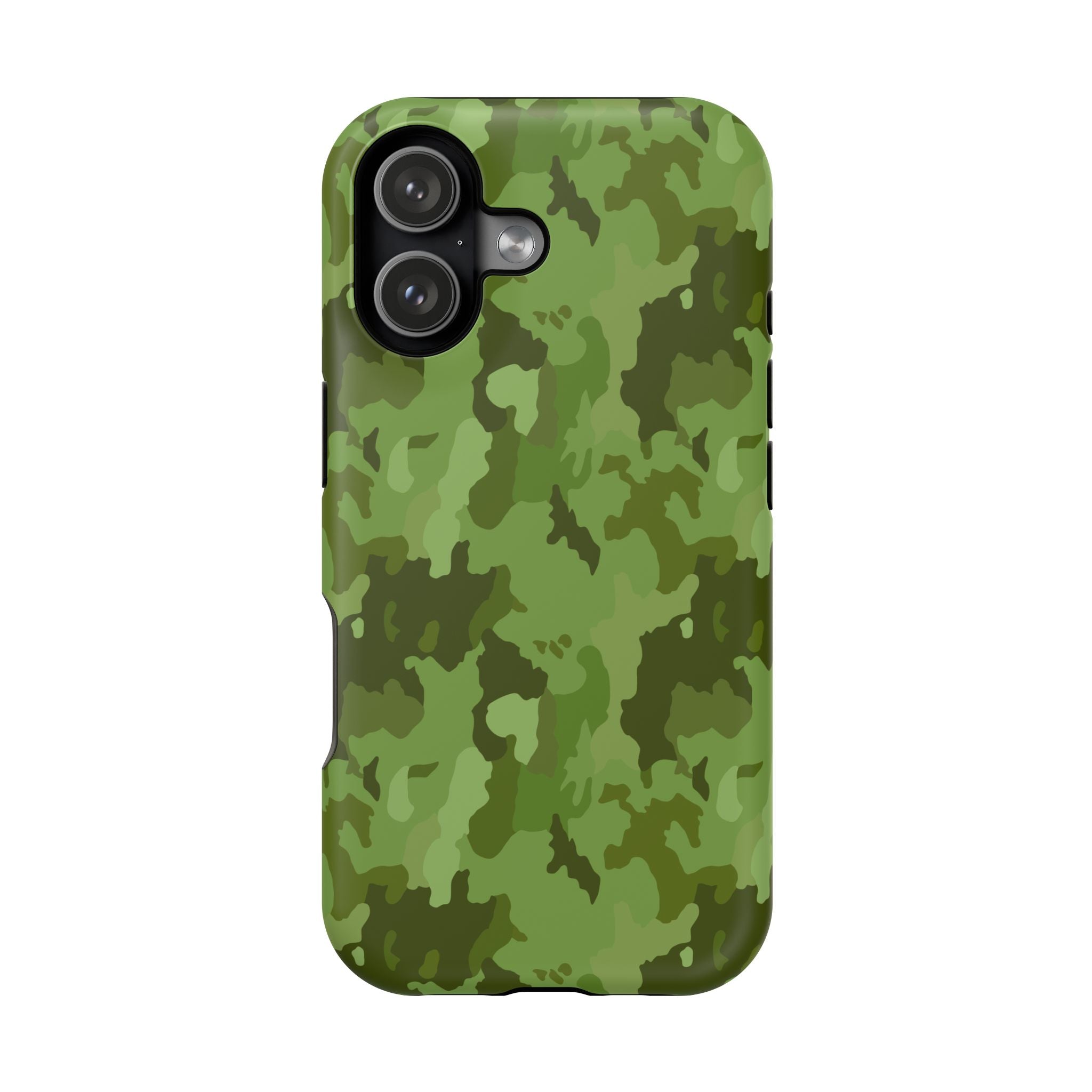 Magnetic Impact-Resistant Cases - Green Camo