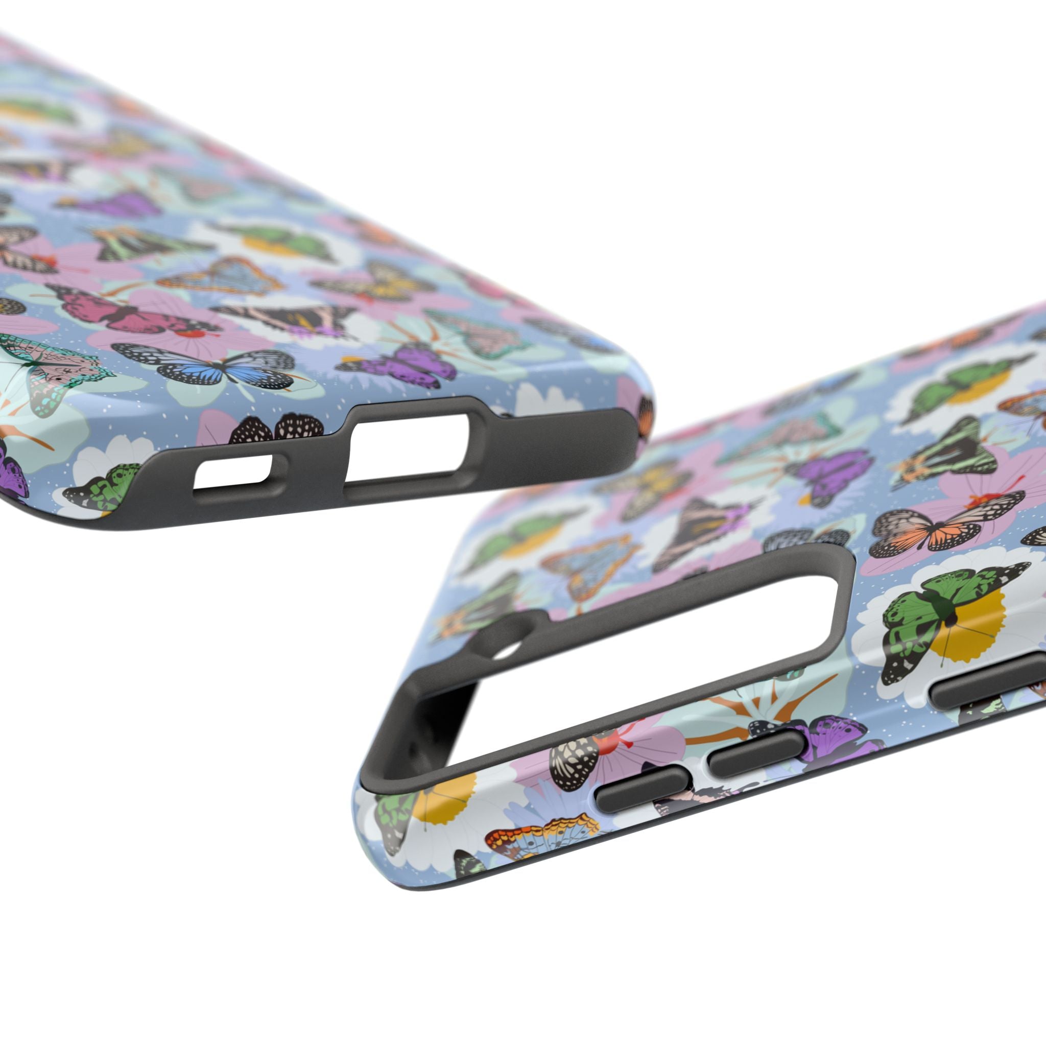 Tough Phone Cases - Butterflies and Flowers