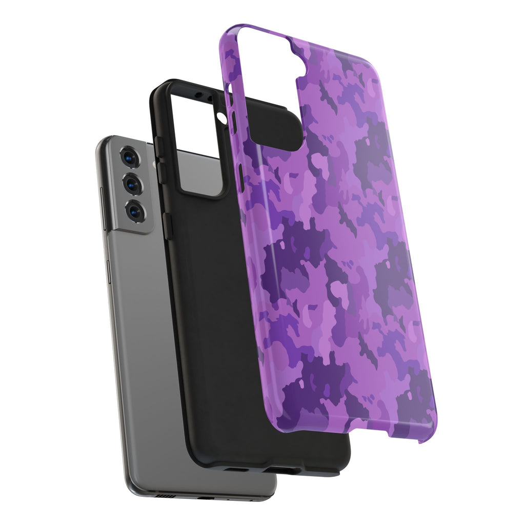 Tough Phone Cases - Purple Camo