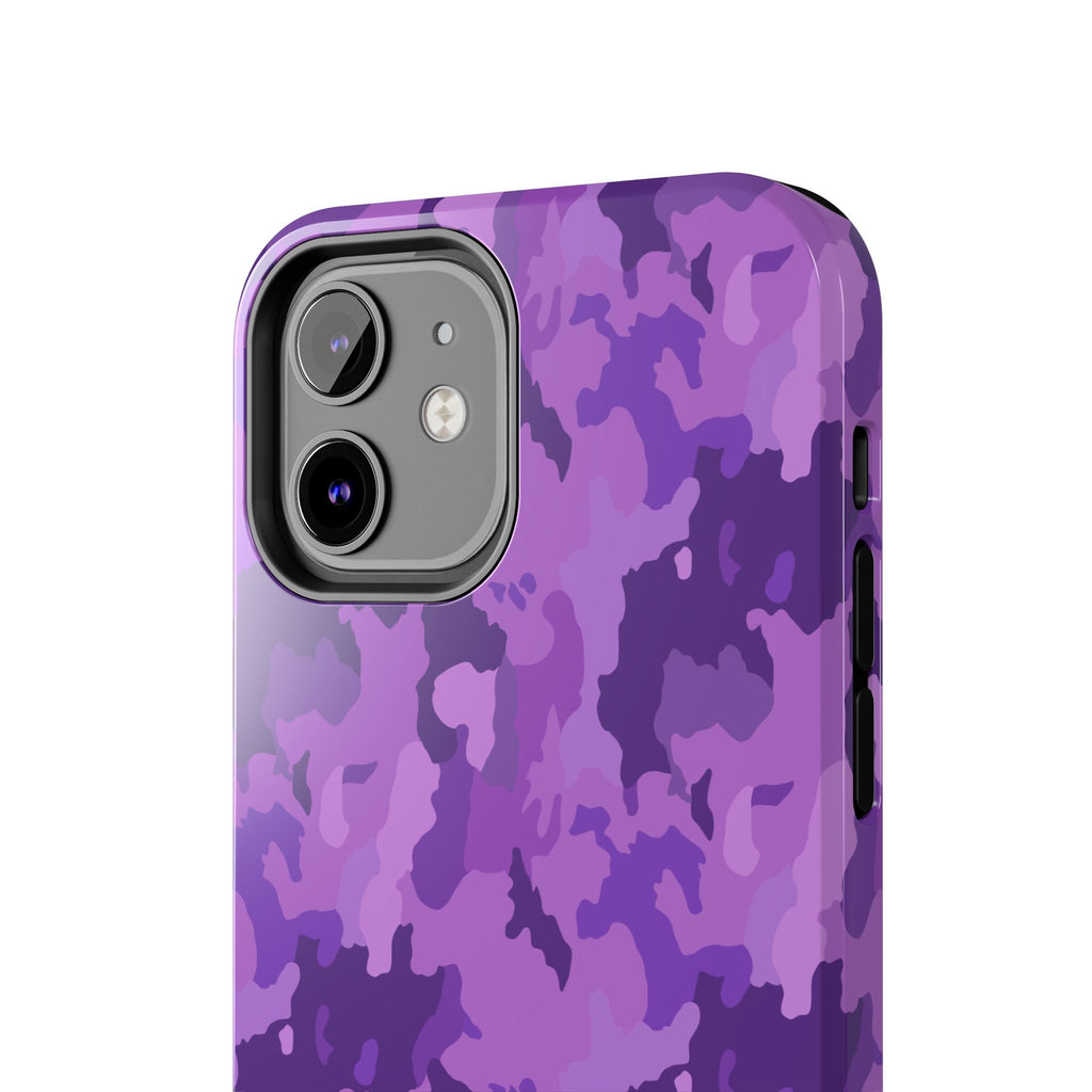 Tough Phone Cases - Purple Camo