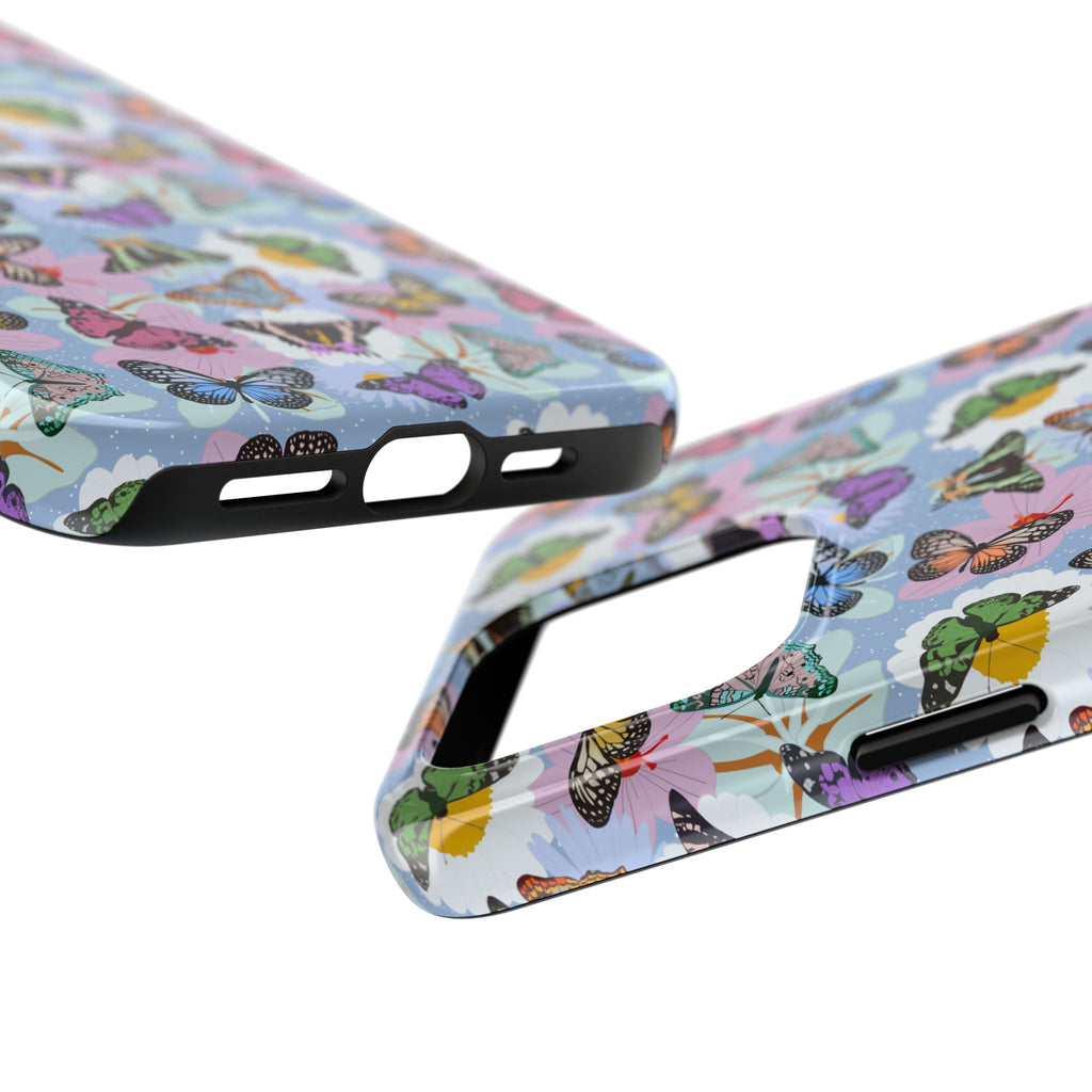 Tough Phone Cases - Butterflies and Flowers