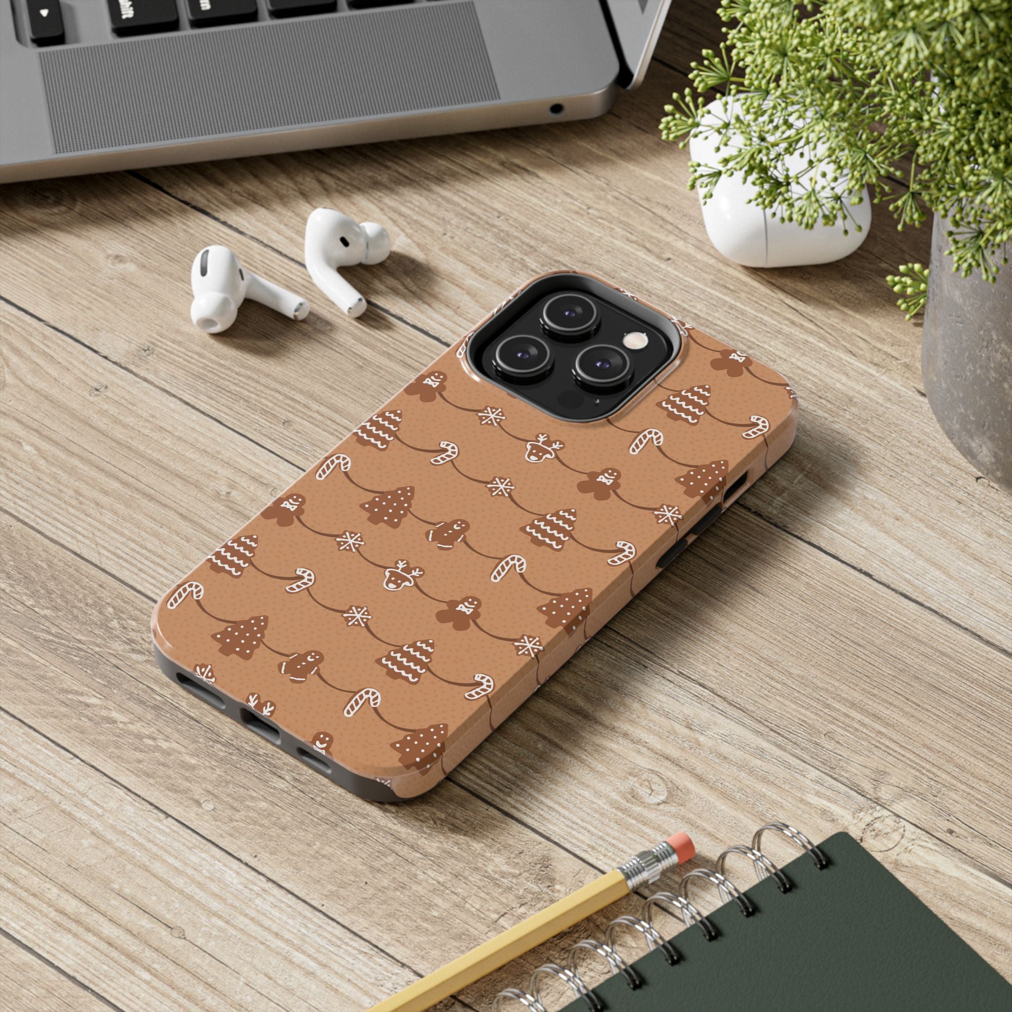 Phone Case - Gingerbread Cookies Design