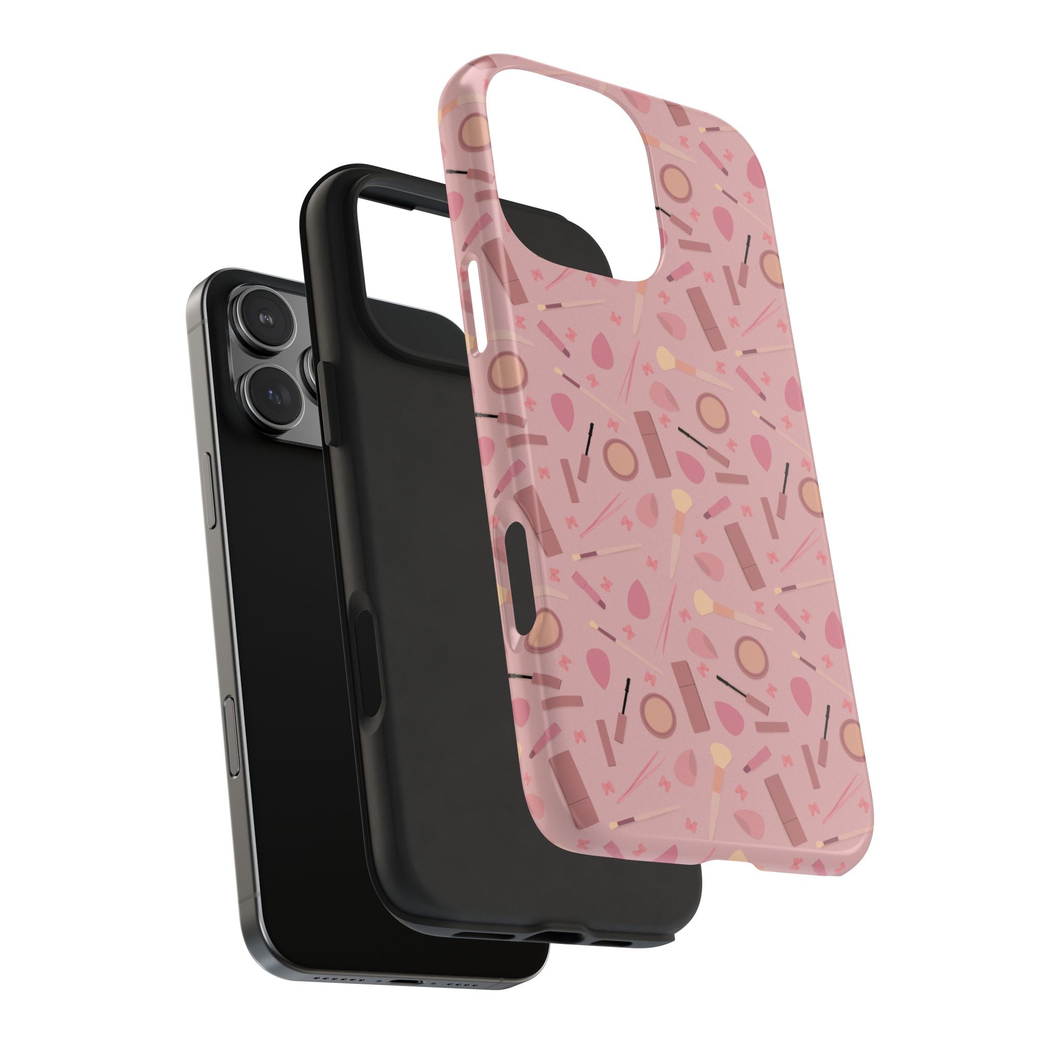 Phone Case - Pink Aesthetic Makeup Design