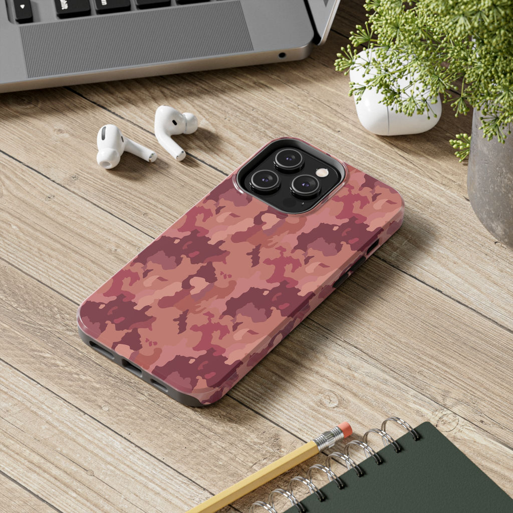 Tough Phone Cases - Pink Camo