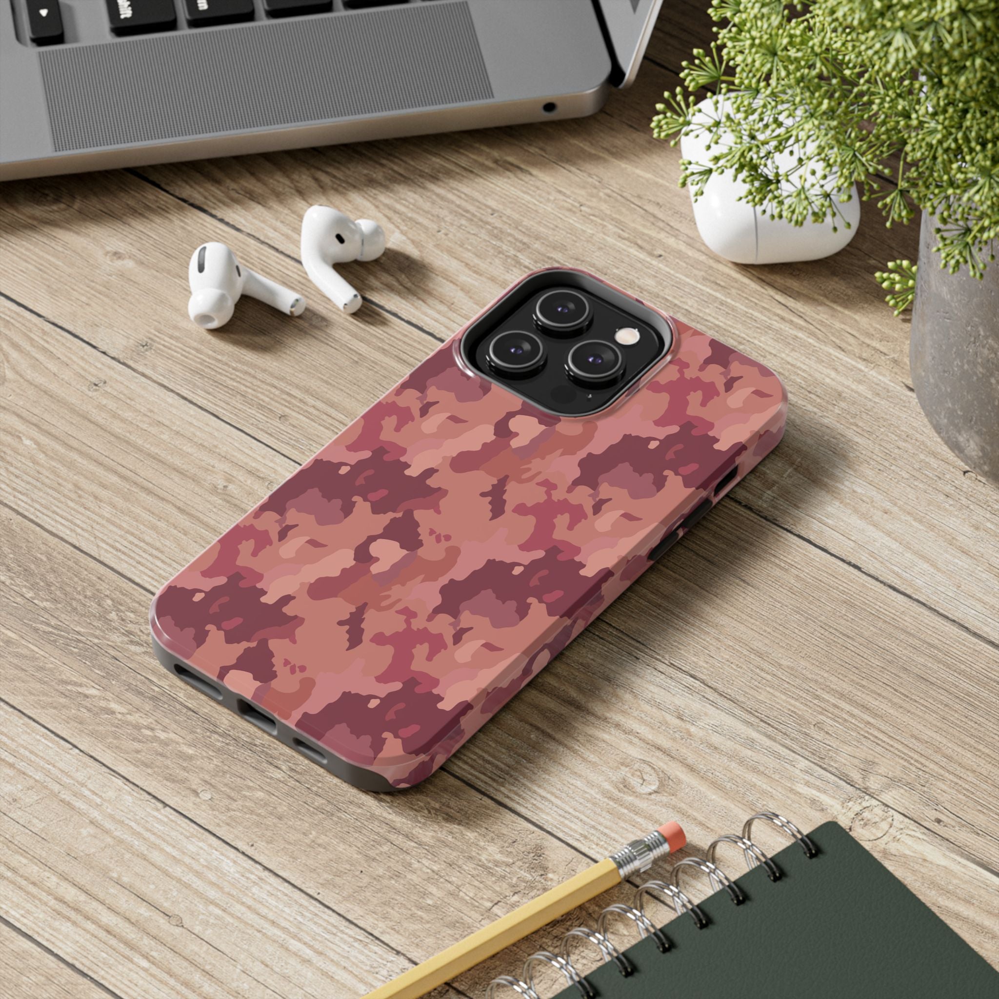 Tough Phone Cases - Pink Camo