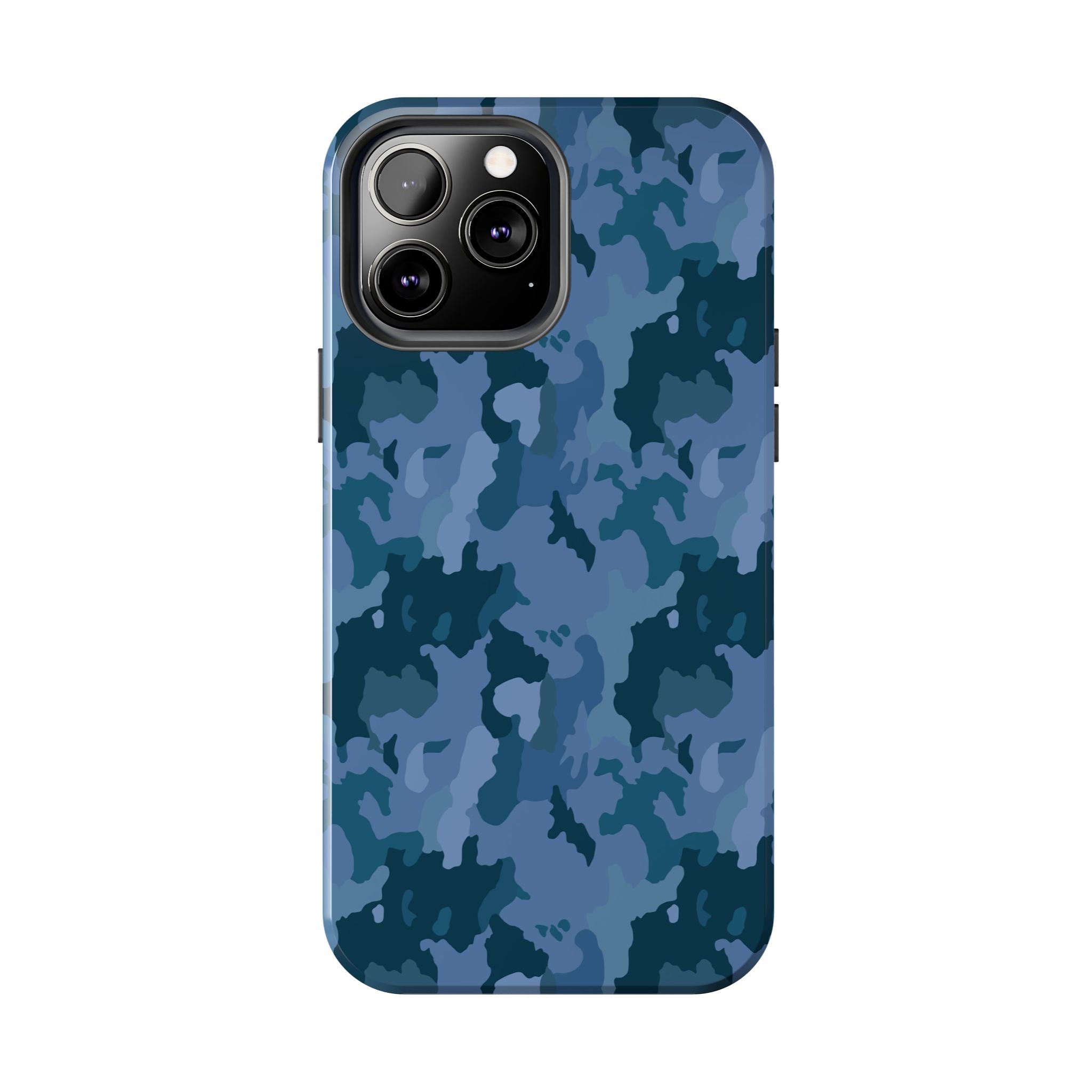 Tough Phone Cases - Blue Camo