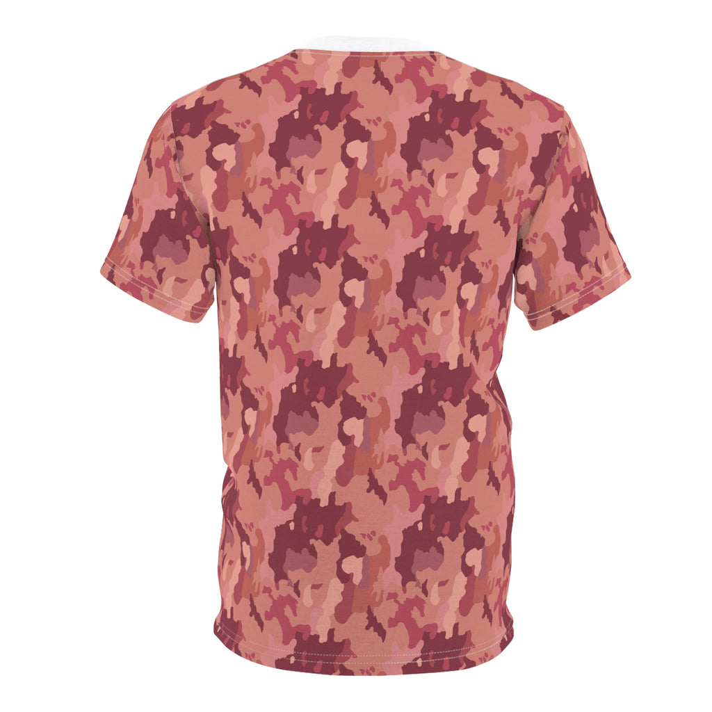 Unisex Cut & Sew Tee - Pink Camo