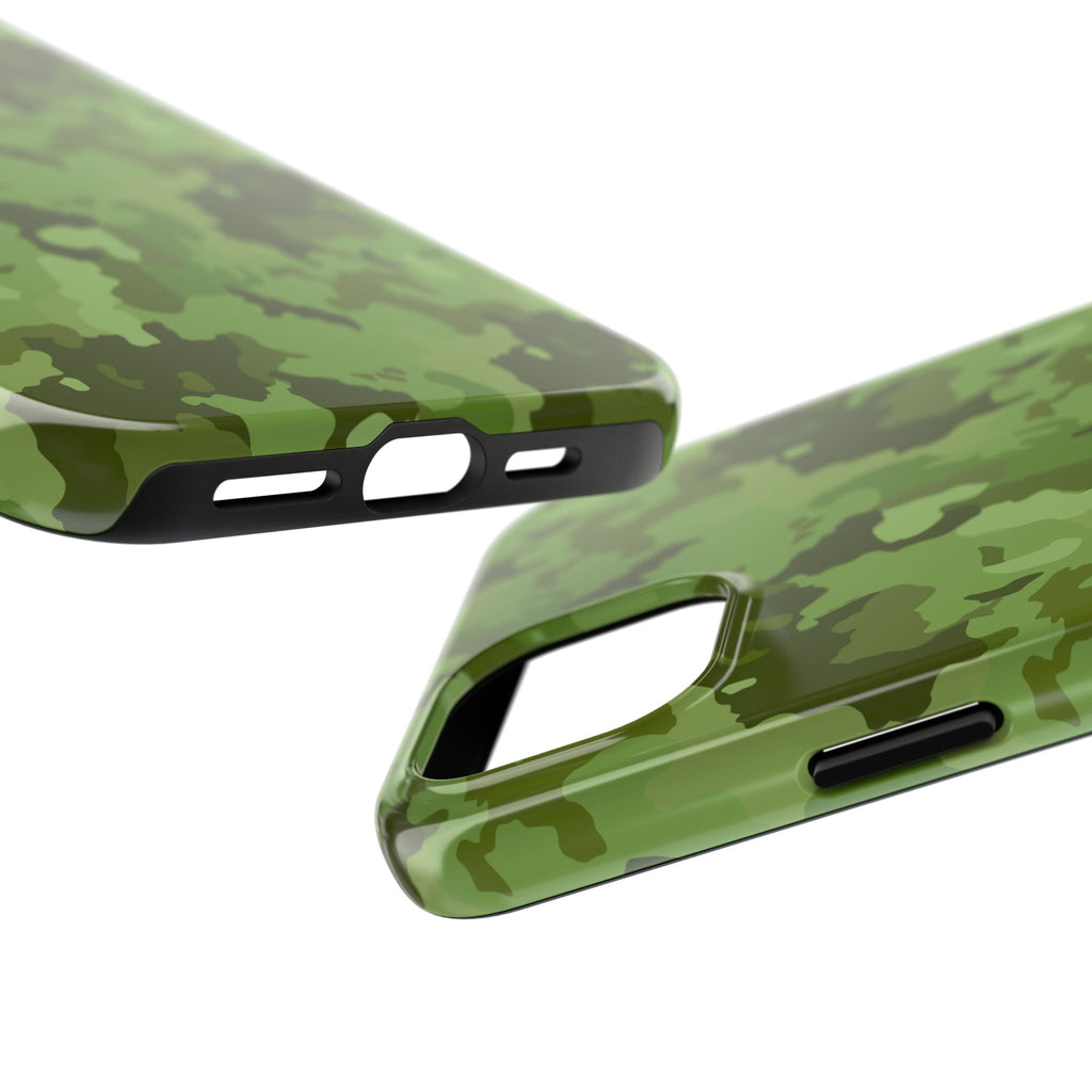 Tough Phone Cases - Green Camo