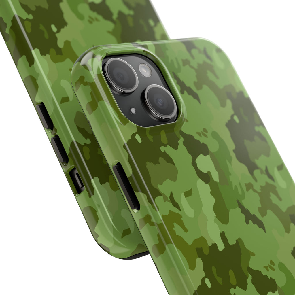 Tough Phone Cases - Green Camo