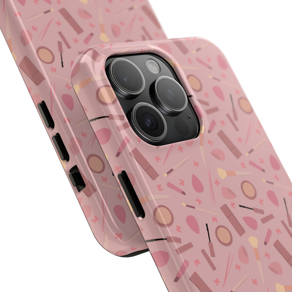 Phone Case - Pink Aesthetic Makeup Design