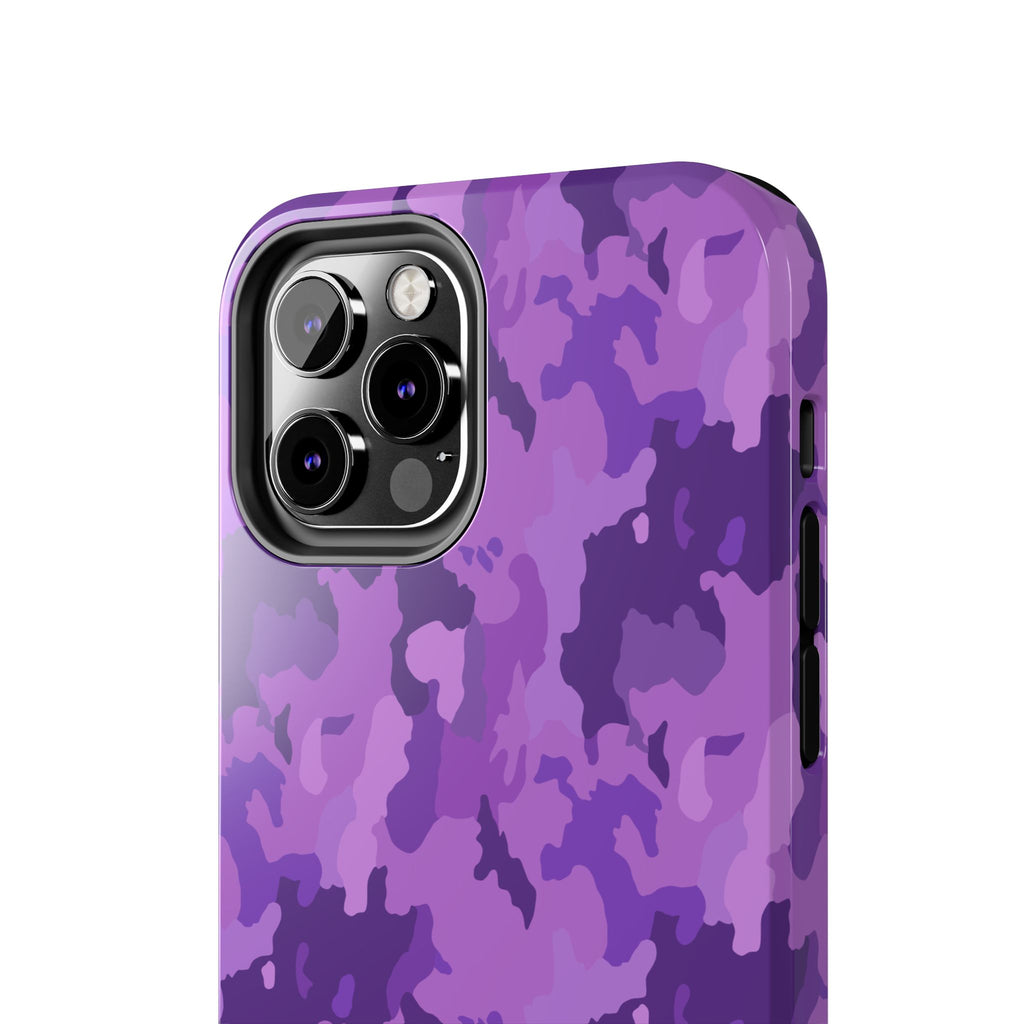 Tough Phone Cases - Purple Camo